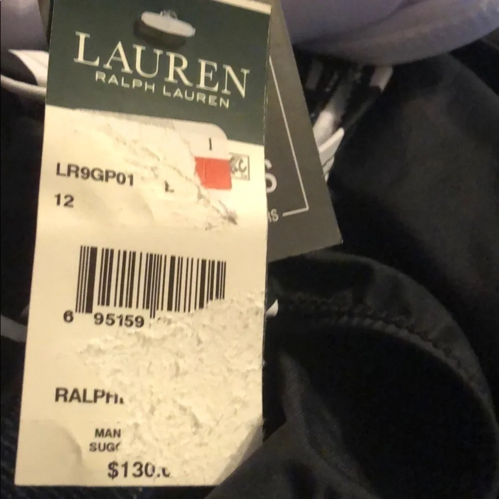LAUREN Ralph Lauren Striped Halter One Piece